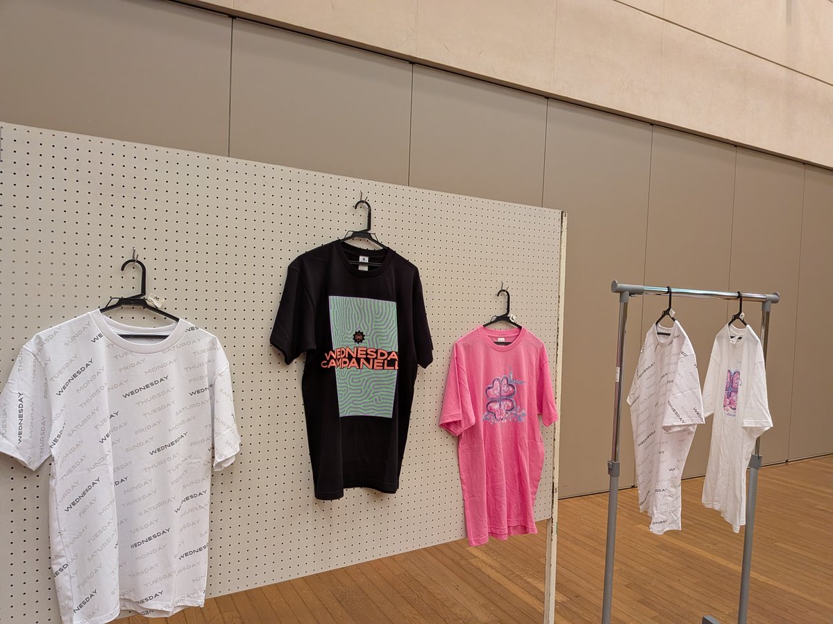 rozehall's tweet photo. 本日公演！「水曜日のカンパネラプレミアムライブ2026」グッズ販売は小ホールにて、先行販売15：00～16：00 、開場後・終演後も販売します。可愛い＆かっこいいグッズがたくさんです！本日の記念にぜひお買い求めください！  #ロゼホール #水曜日のカンパネラ　#常陸大宮市文化センターロゼホール https://t.co/2hRjrMDhUH