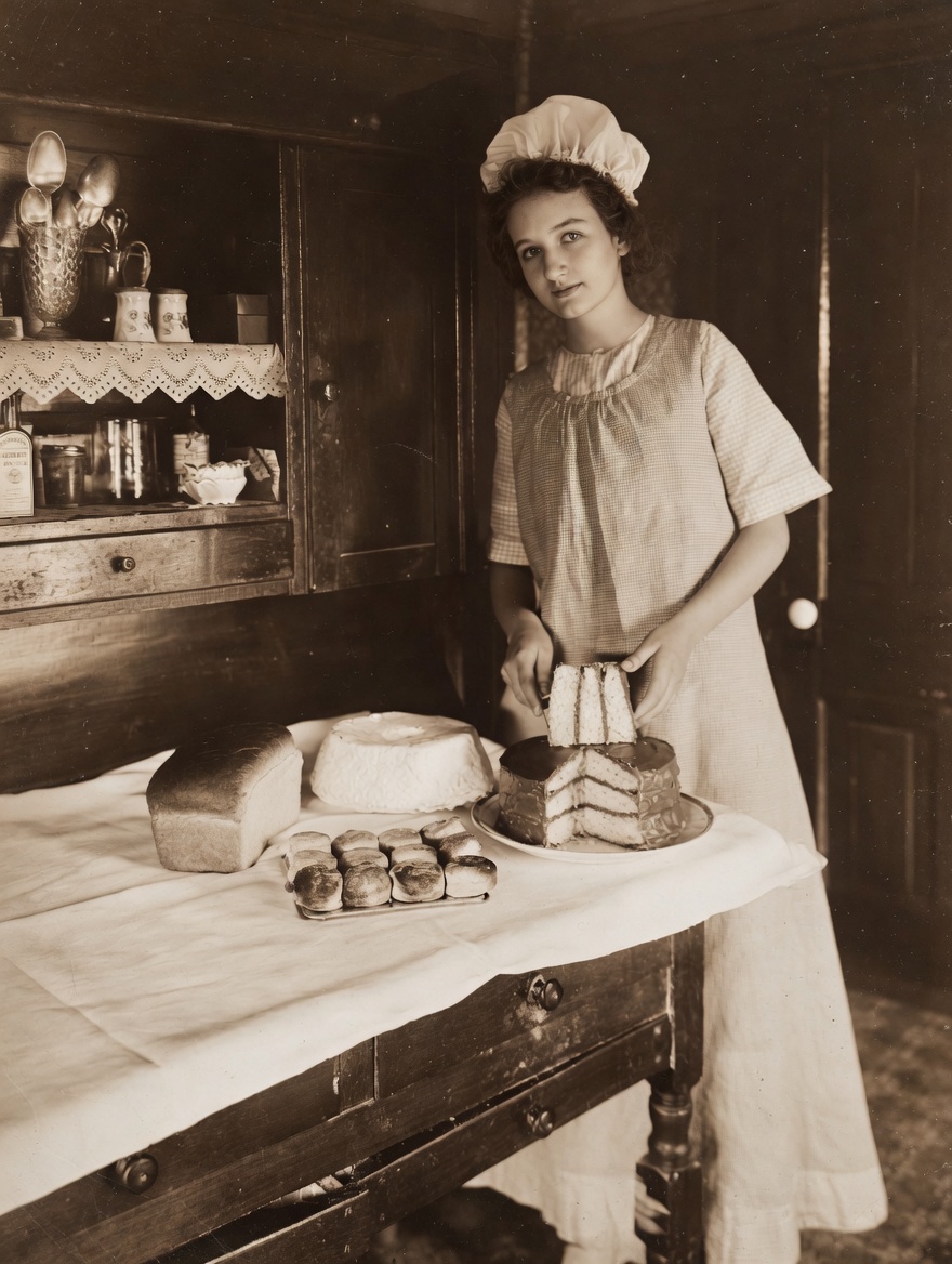 TracesofTexas's tweet image. Traces of Texas reader Jane Heron graciously sent in this photo of her grandmother,  Dorothy Beavers  Hartt, in 1911. Dorothy was posing for an advertisement for Belle of WIchita flour. Her father, Charles Ward Beavers, was a partner in the Wichita Mill and Elevator. Dorothy was
