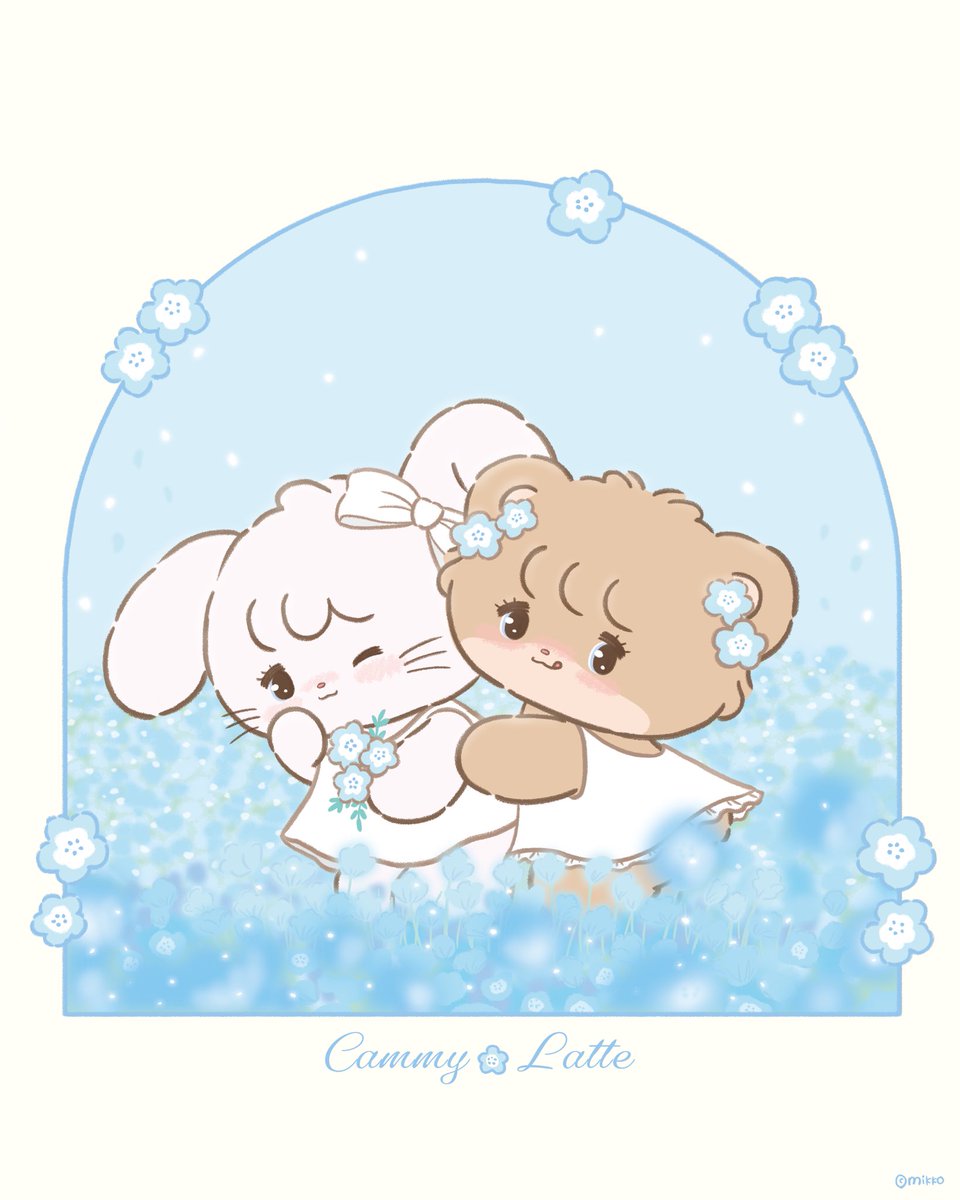 🐰キャミー🐻ラテ｛とってもきれい〜✨🩵

#ネモフィラ