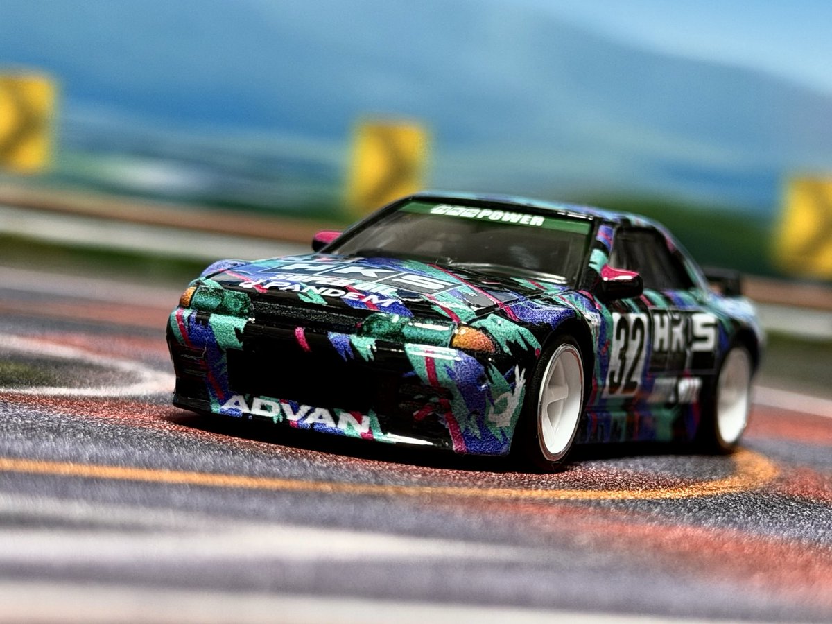64minicar's tweet image. HOTWHEELS 
NISSAN SKYLINE GT-R (R32) PANDEM

#ホットウィール
#ジオラママット
#pandem
#hotwheelsdiecast #ミニカー
