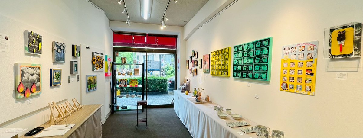 【お詫びと訂正】
配布中の「FOUR POPS」DMの英文表記に誤りがございました。
（誤）Closed on May 3
（正）Closed on May 4-5
※5/4・5が休廊日です（宛名面が正）
お詫びして訂正いたします。