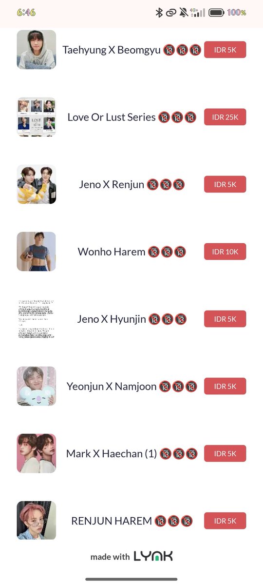 Hikari129288565's tweet image. FF 🔞🔞🔞 berbayar. Harga murah mulai dari 5000an. Untuk series berbeda harga karena halaman lebih banyak. 
lynk.id/hikari1292
Masih banyak cerita lainnya dan bisa custom juga, tapi harga berbeda yang berminat silahkan bisa DM. 
#bxb #bl #nc21 #nc18