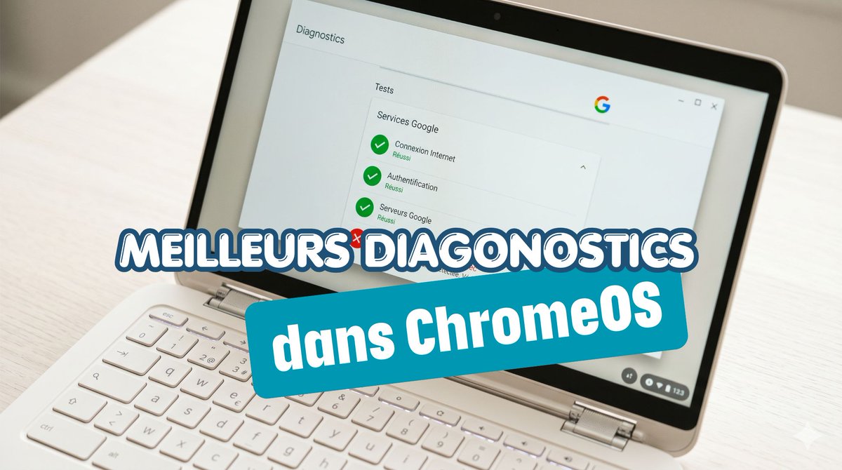 NicoChromebook's tweet image. Marre du Wi-Fi 'vert' mais de @googledrive qui plante ? #ChromeOS 149 intègre un test 'Google Services' dans #Diagnostics pour pinger spécifiquement les serveurs Google et débusquer les blocages réseau. mychromebook.fr/chromeos-149-d… @Google