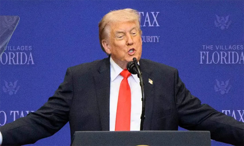 MarielaHec's tweet image. Ja dhe një tjetër "vetëtimë" nga Trump. Të tilla thotë dhe i çorodit, i prapushit dhe nuk kuptojnë se çfarë ndodh.
#DonaldTrump #florida #speech #cuba #takeover 
mast.al/2026/05/02/tru…