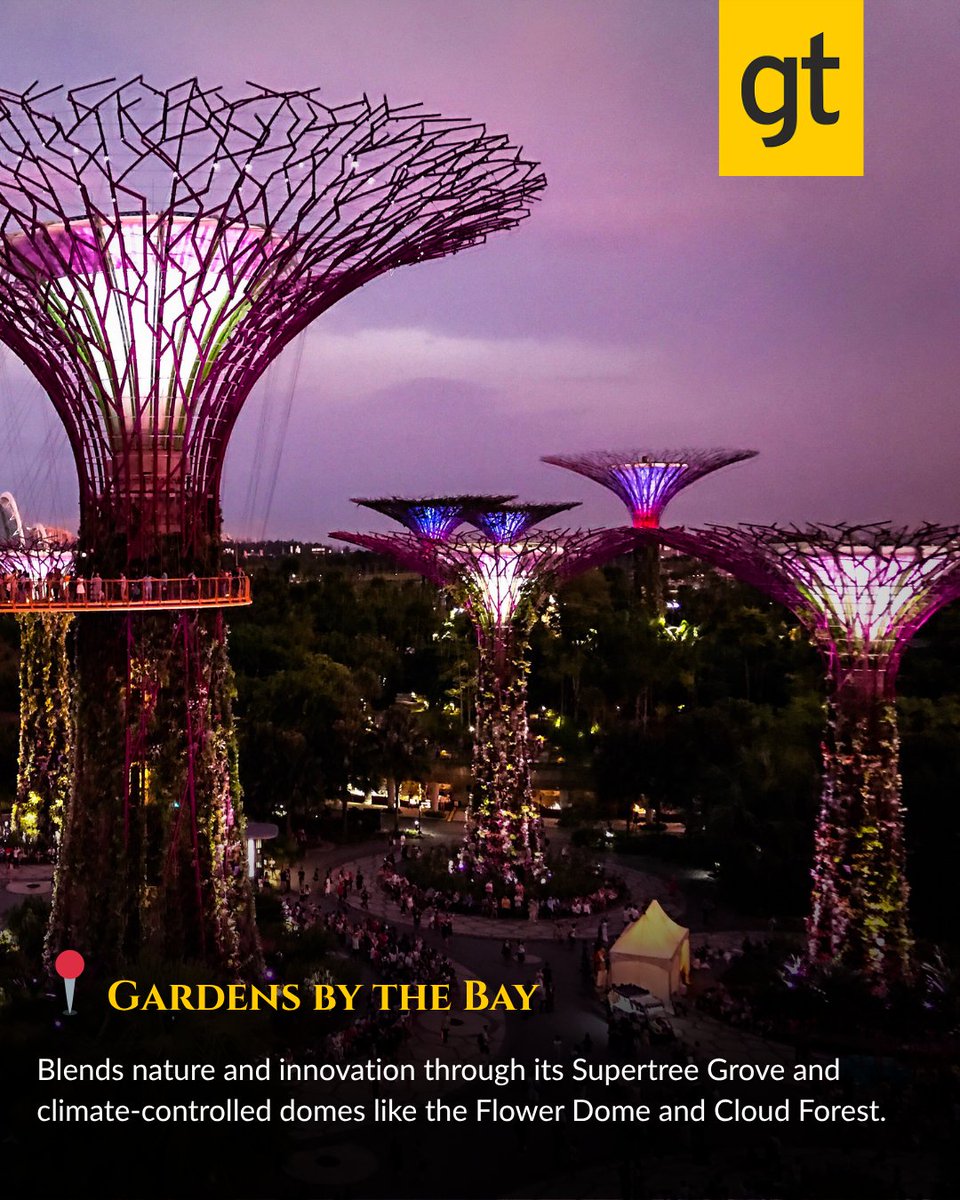 gtholidays_'s tweet image. Singapore—a global icon where futuristic design meets timeless innovation, creating one of the world’s most striking skylines

For the best deals and itineraries call us at 9940882200.

#singapore🇸🇬 #architecturelovers #cityscapes #gtholidays