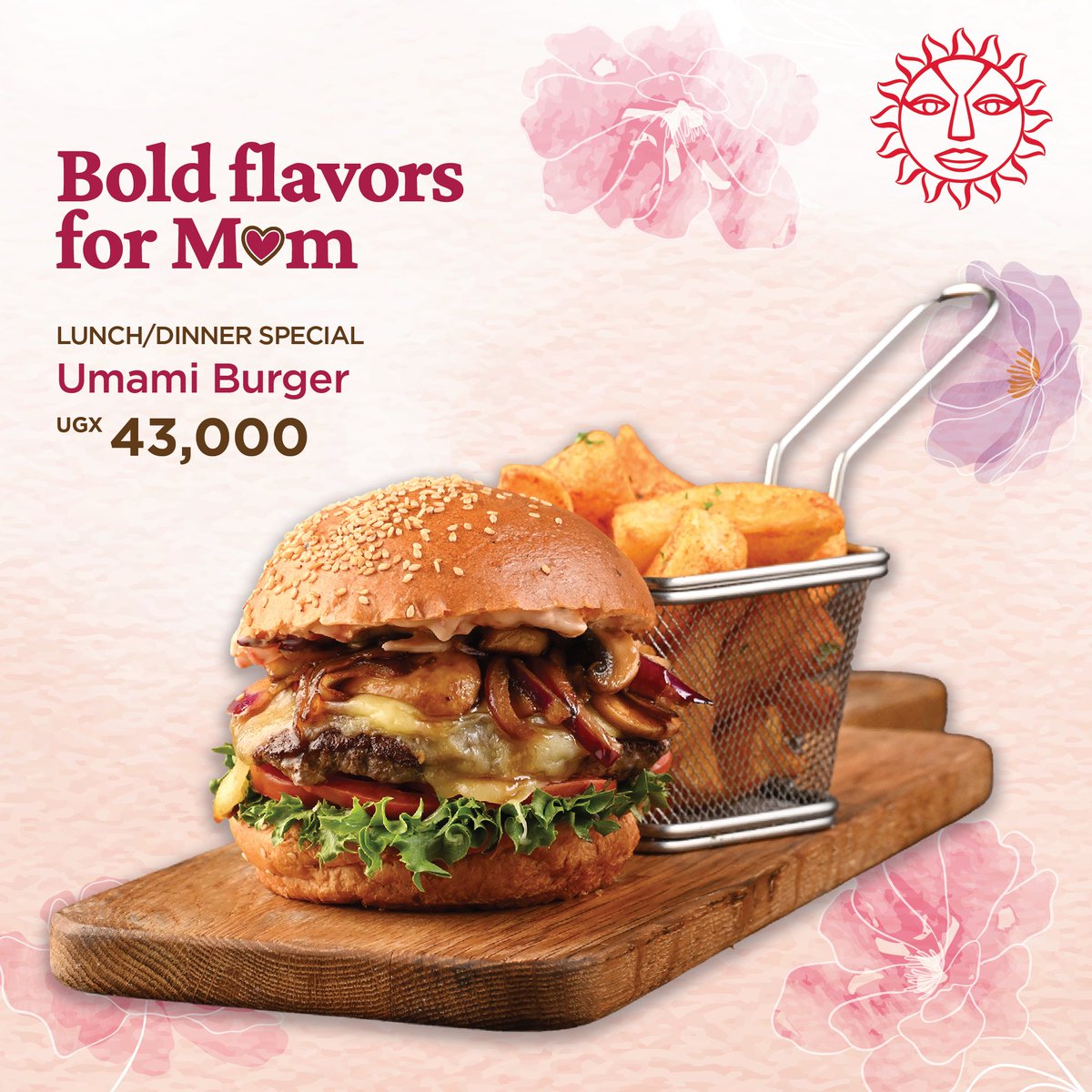 JavaHouseUG's tweet image. A juicy treat. 🍔

The Umami Burger is rich, juicy, and packed with savoury goodness.

Now available for UGX 43,000 at any of our branches.

#MaySpecials | #MadeWithLove