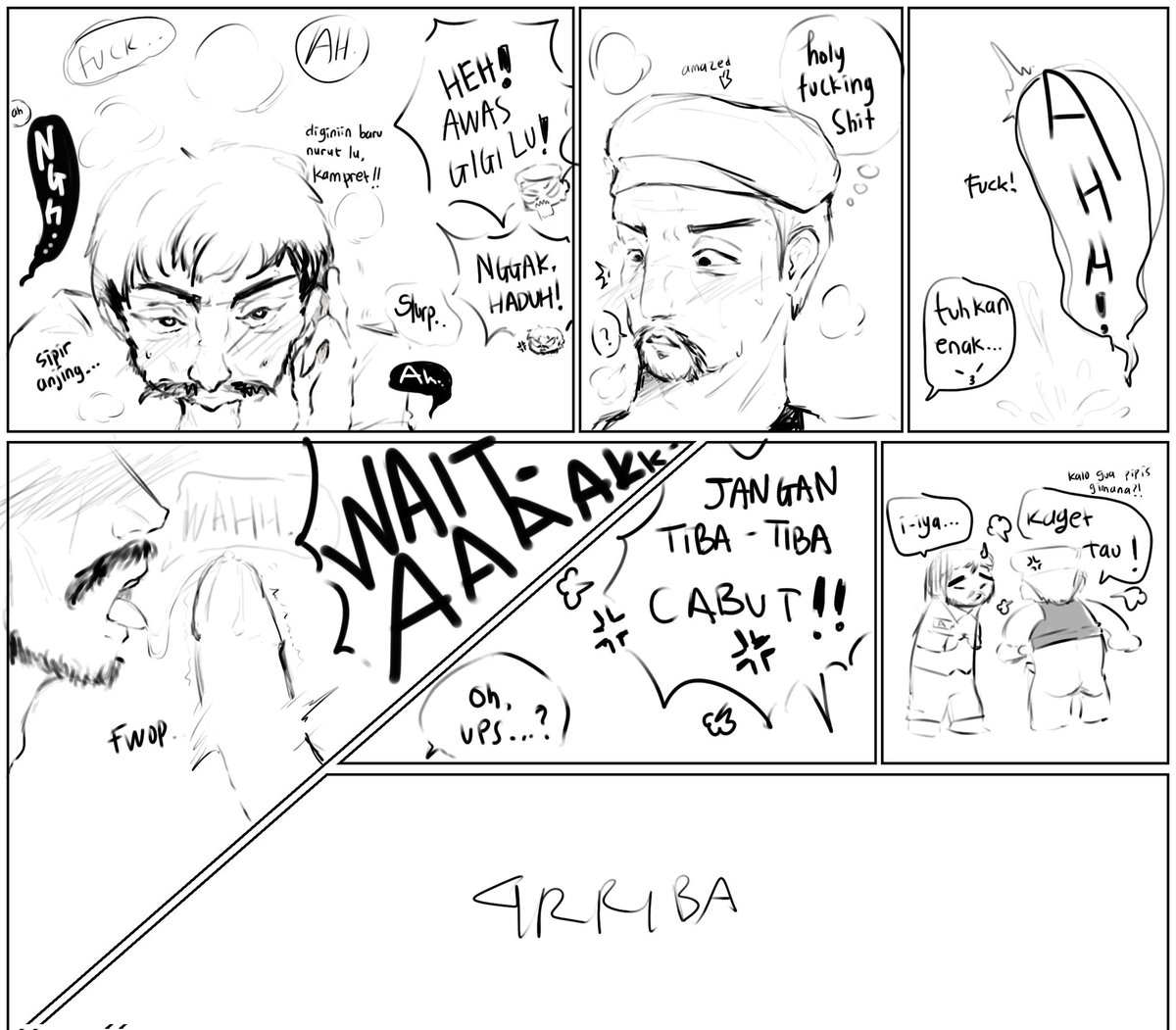 4rriba's tweet photo. hai.. aku berusaha bikin komik..
> i attempted to make a comic (short ones)
.
old men (kinda) toxic yaoi
#anggoro #jefry #gitc gh*st in the ceII https://t.co/5iqDReJjlM