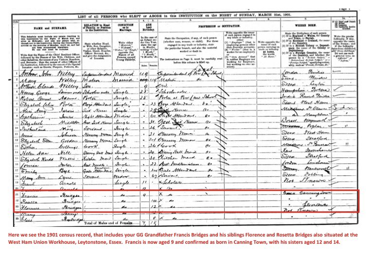 NHeirs's tweet photo. For Kathy’s kids this #familytree #storybook had finds from #standon #hertfordshire #pics of their GGG #grandfather #siblings plus #photos of 1/2 siblings of their GG Grandfather 💙 &amp; #fanily in the #westham Union #workhouse in 1901. Get in touch for what I can find for you 👍 https://t.co/oka6LJ2Rgh