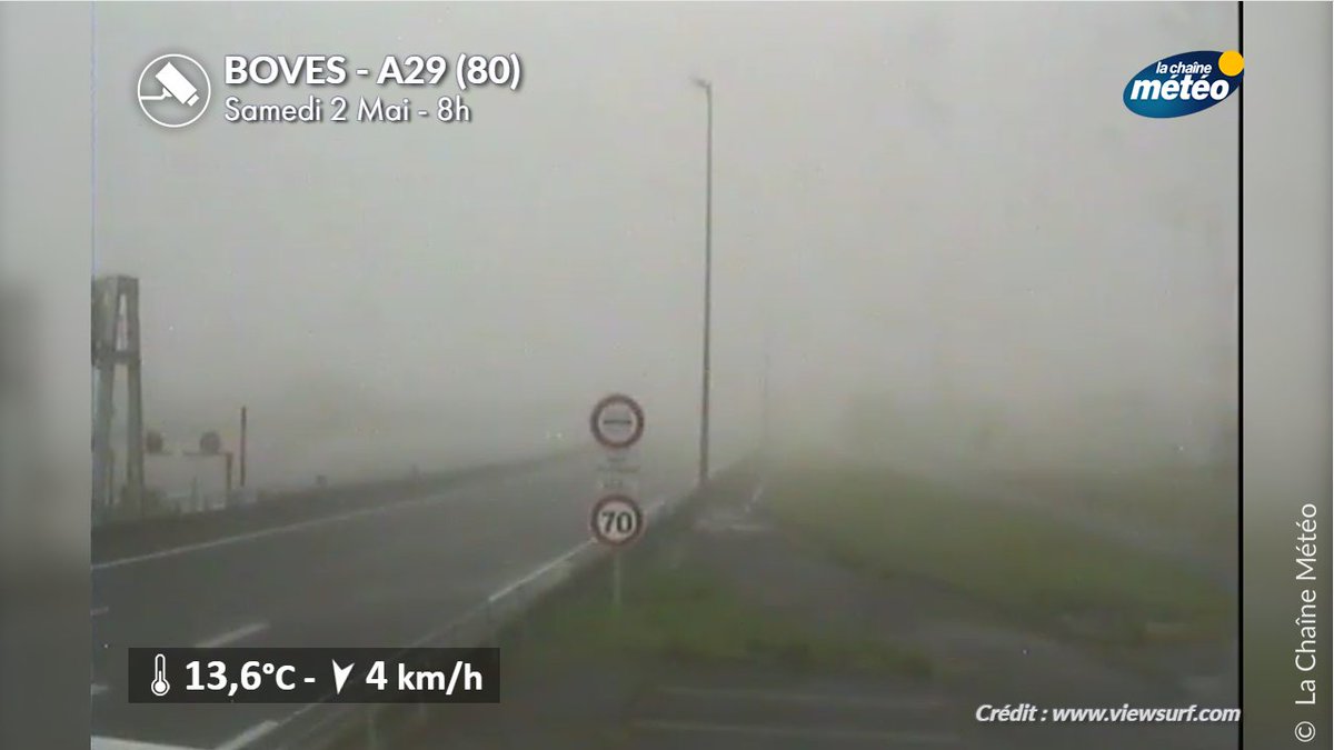 lachainemeteo's tweet image. ⚠️Attention aux #brouillards 😶‍🌫️ce matin. Suite aux orages d'hier, ces orages ont laissé de l'humidité. Les visibilités sont réduites localement à moins de 200 m de la #Normandie au nord de #Paris jusqu'en Picardie. Ces brouillards se dissiperont avant 10 heures.