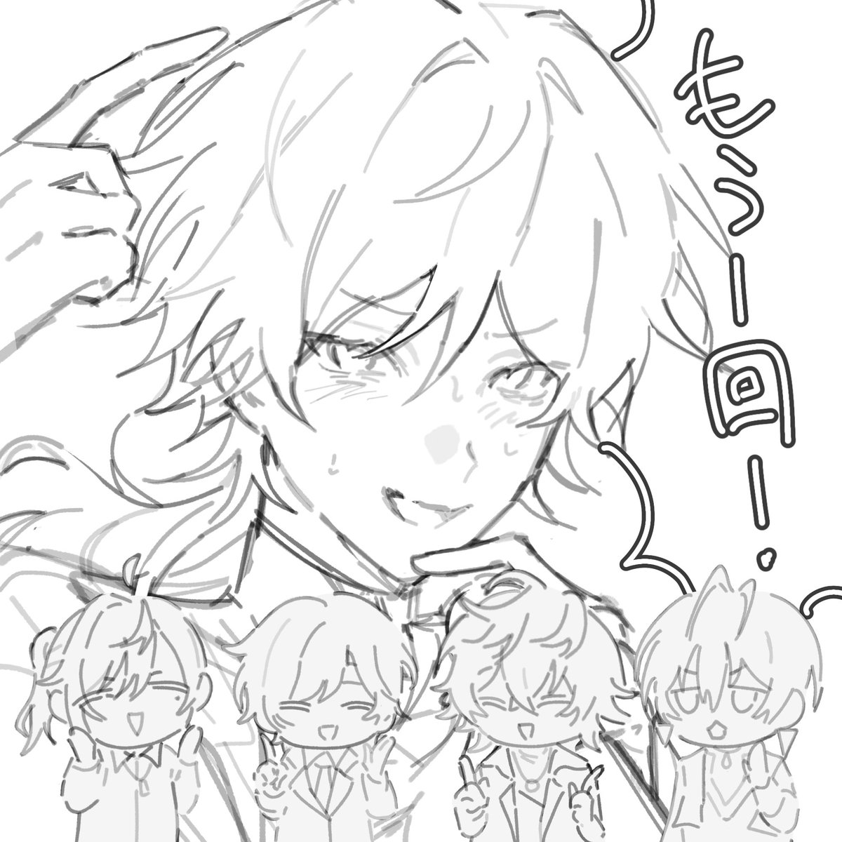 shachikumanya's tweet photo. not sure if im ever gonna finish it so im dropping my wip of when reload beat full came out…! 💕TSN BNG BIGLOVE💕 https://t.co/mLROaZE0Fl