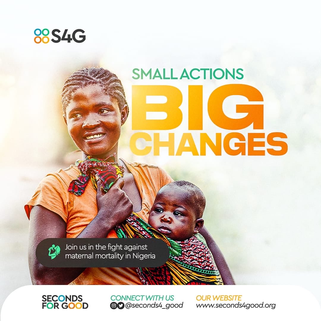 seconds_4good's tweet photo. Happy New Month 🇳🇬.
This month, we reaffirm our commitment to contributing our quota toward ensuring no mother loses her life while giving life.

@DrJoeAbah 
#Maternalhealth #S4G #Safermotherhood https://t.co/si7WILlLae