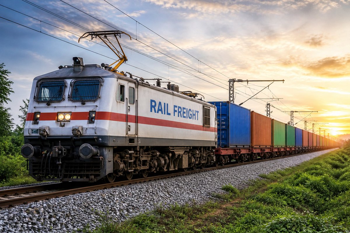 kkshipping's tweet image. Rail Freight is best for?
🔘 Long Distance
🔘 Heavy Cargo
🔘 Both
kuldeep@kkshippingservices.in

#kkshipping #RailFreight #Logistics #CargoTransport #FreightServices #SupplyChain #BulkTransport #ImportExport #BusinessGrowth #FreightForwarding #EcoFriendlyTransport #IndianLogistic