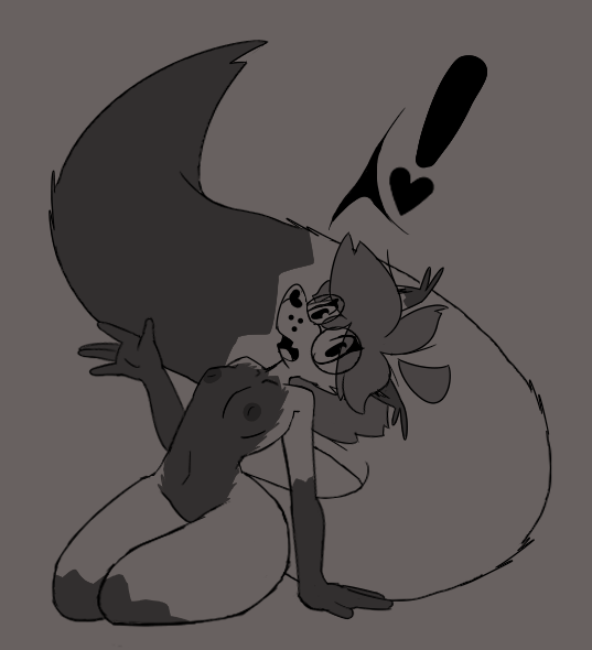 Your local gamer fox Carol!  

Working on my style a bit, think it turned out pretty good tbh

Also made an alt 🦊