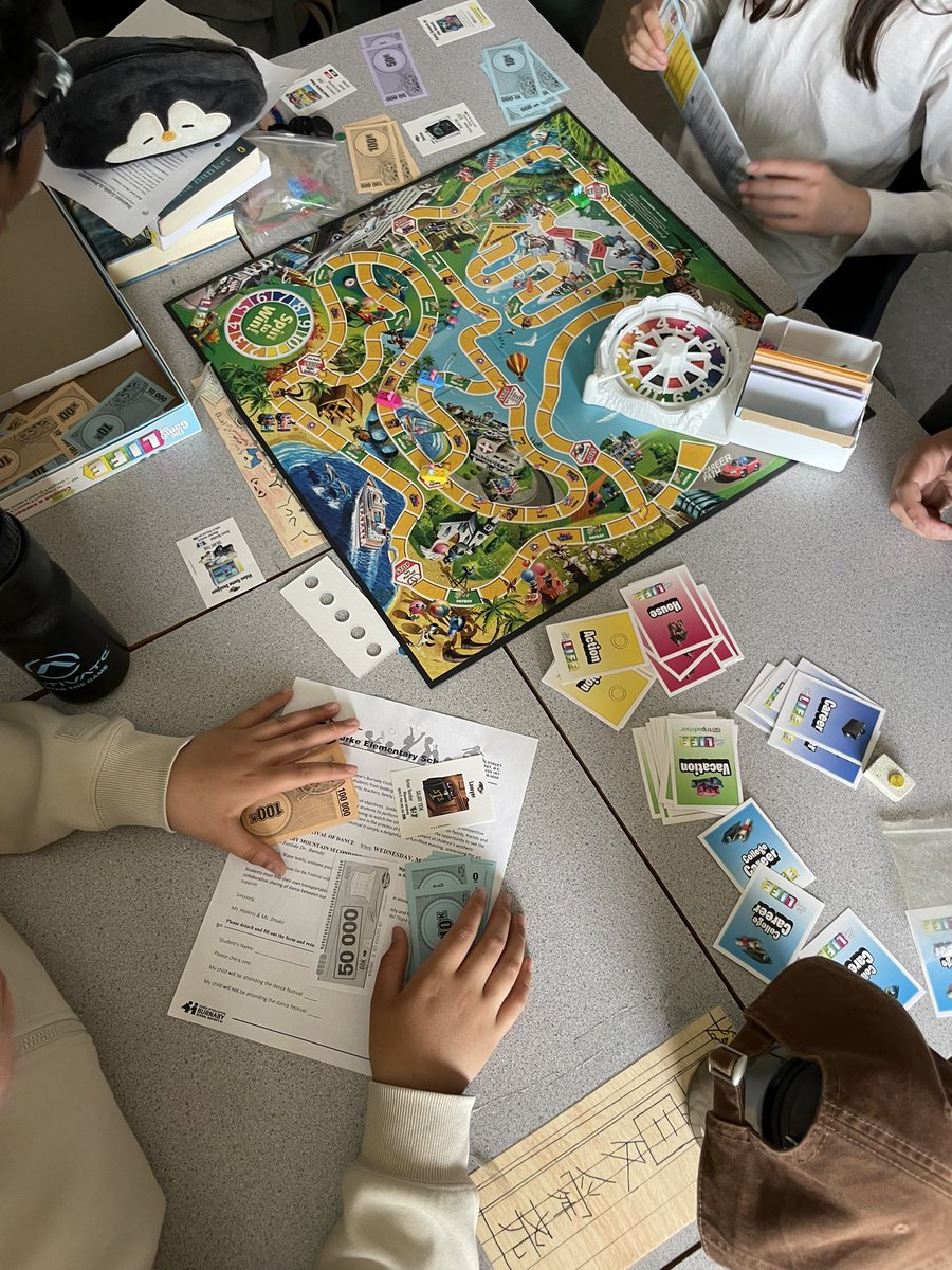 MsZmukic's tweet photo. After working on procedural writing for the last couple weeks the students in Div. 3 are ready to start thinking about making their own boardgames. Today they worked in groups to explore and analyze different types of games. #librarycollaboration https://t.co/WU9xawU2gL