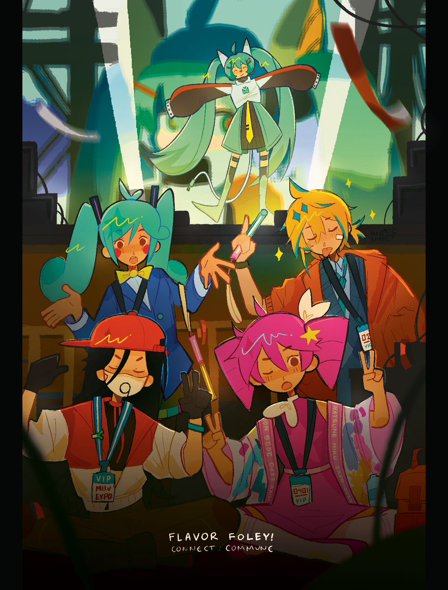 その他 mikumiku i love u miku n friends #mikuworldgallery
