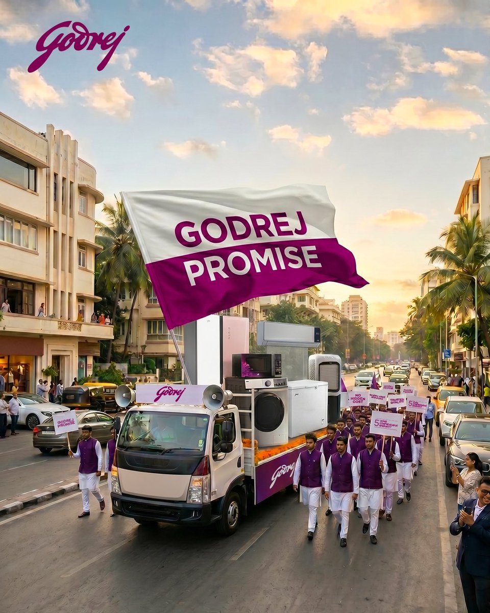 GodrejAppliance's tweet image. Finally a promise that will stay true for 5 years! Get 5 Years Free Comprehensive Warranty with no hidden costs on purchase of appliances, that's the Godrej Promise.

#Godrej  #ThingsMadeThoughtfully
#SochKeBanayaHai #TrustedQualityUnlocked
#GodrejPromise