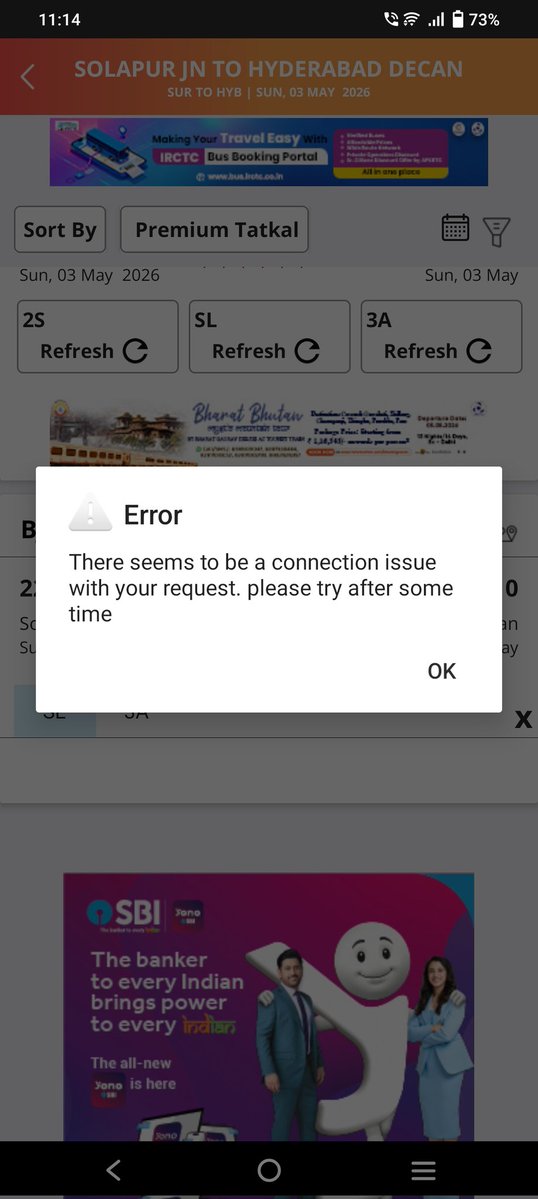 vikas_meht32343's tweet image. After confirmed berth is not alloted you deduct 100 to 120rs behind every single cancellation..how are people supposed to travel if tatkal is this pathetic..and you dont even let withdrawal from wallet to bank..
#Scammers #irctc @PiyushGoyal @RailMinIndia