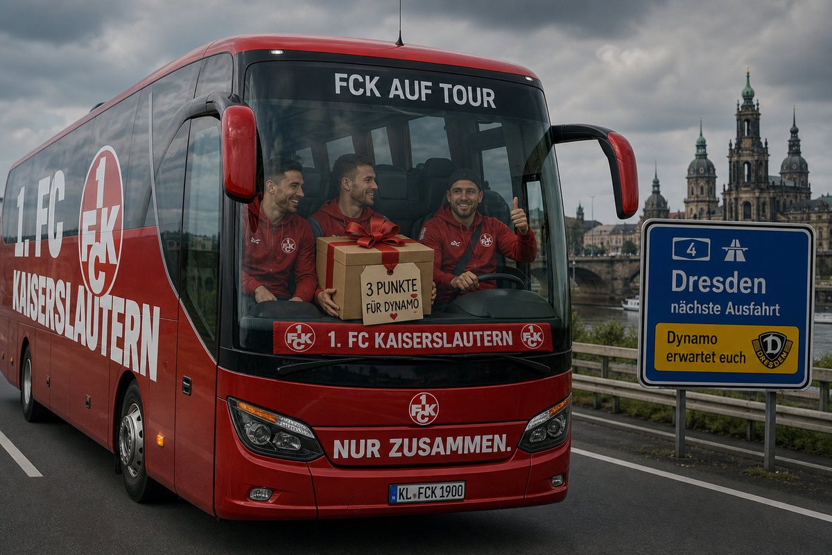 Der #Betze auf Auswärtsfahrt
