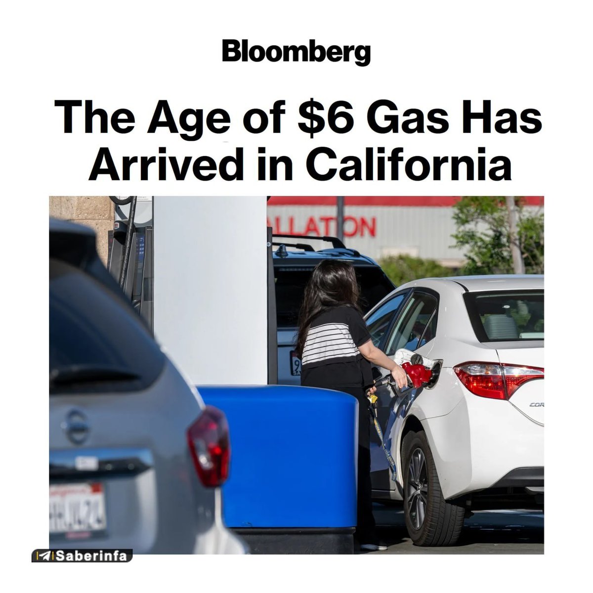 __kaput__'s tweet image. 📍🔹With the global energy crisis caused by the #Iran war, gasoline prices in #California have risen above $6 per gallon.
🔹Currently, there is no sign of an end to the conflict or the lifting of the energy flow blockade from the #StraitofHormuz.