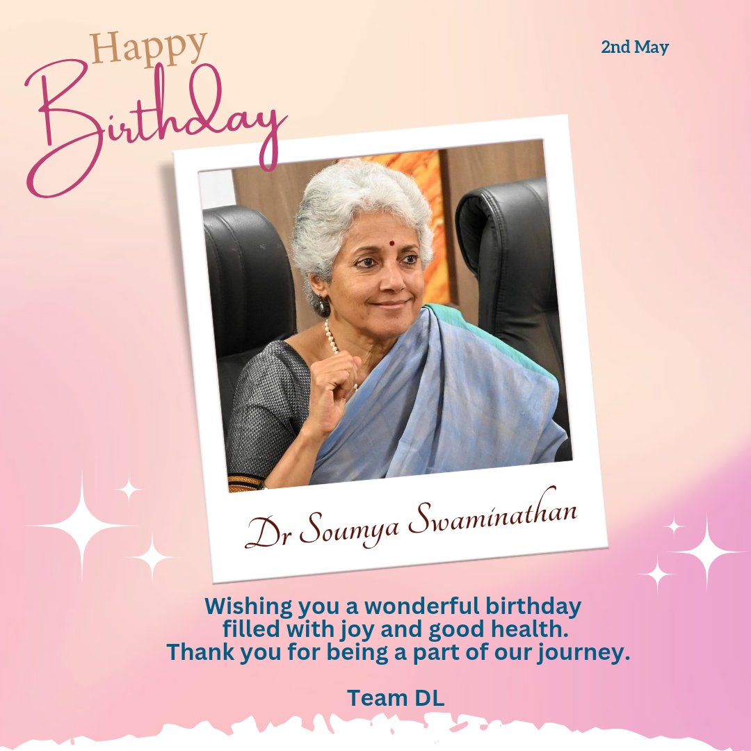 DemonstrativeLE's tweet image. Wishing our Iconic Atithi
 Dr Soumya Swaminathan
A Happy Birthday...
We wish you the very best Ma'am
- The Demonstrative Learning Family
@doctorsoumya 
@thekiranbedi 
@SainaRBharucha 
#Happybirthday #wishes #greetings #gratitude #Drsoumyaswaminathan