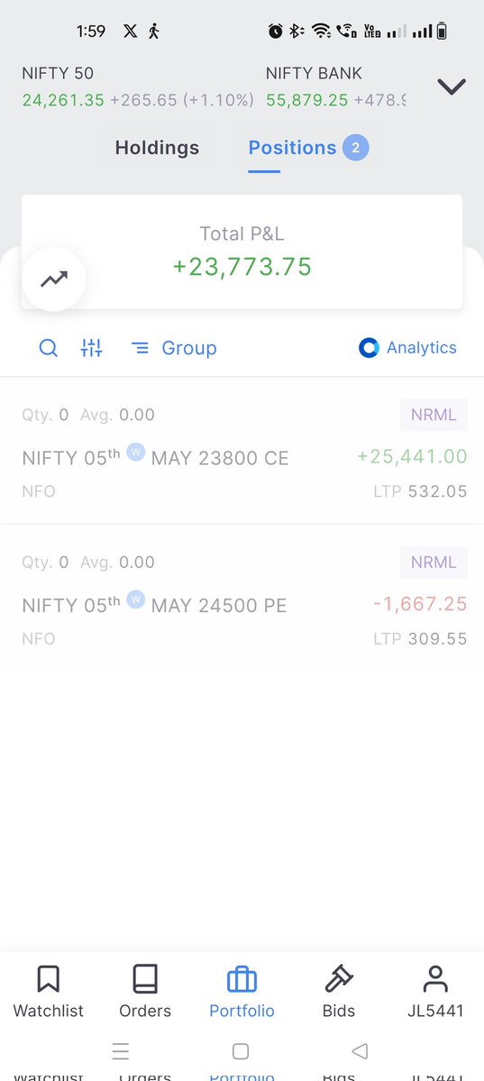 urspras's tweet image. Last week profit in nifty  #hyderabad #nifty #optionbuying #telugutrader