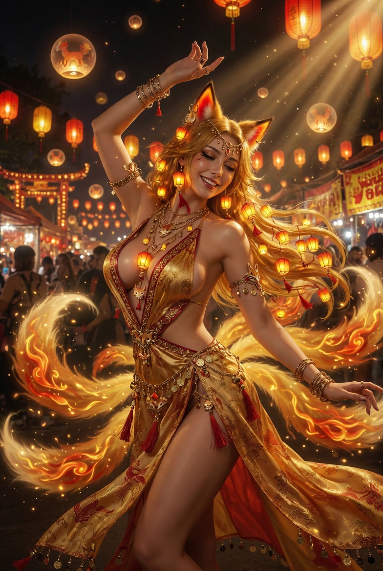 GothiccKiwi's tweet photo. QT ๐ฆ Golden Fox Empress Glow โจ
Which Golden Fox Empress calls to you?
1. Divine Golden Fox
2. Midnight Golden Fox
3. Festival Golden Fox
4. Shadow Golden Fox
Drop your favorite (1-4) below!
Would you serve her, worship her, or try to tame her? ๐
#GoldenFox #FoxSpirit #AIArt #FantasyArt