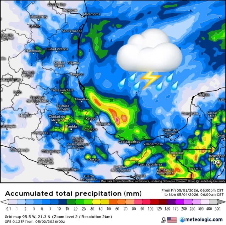 🍁🌧️Meteorología México🥶❄️ tweet media