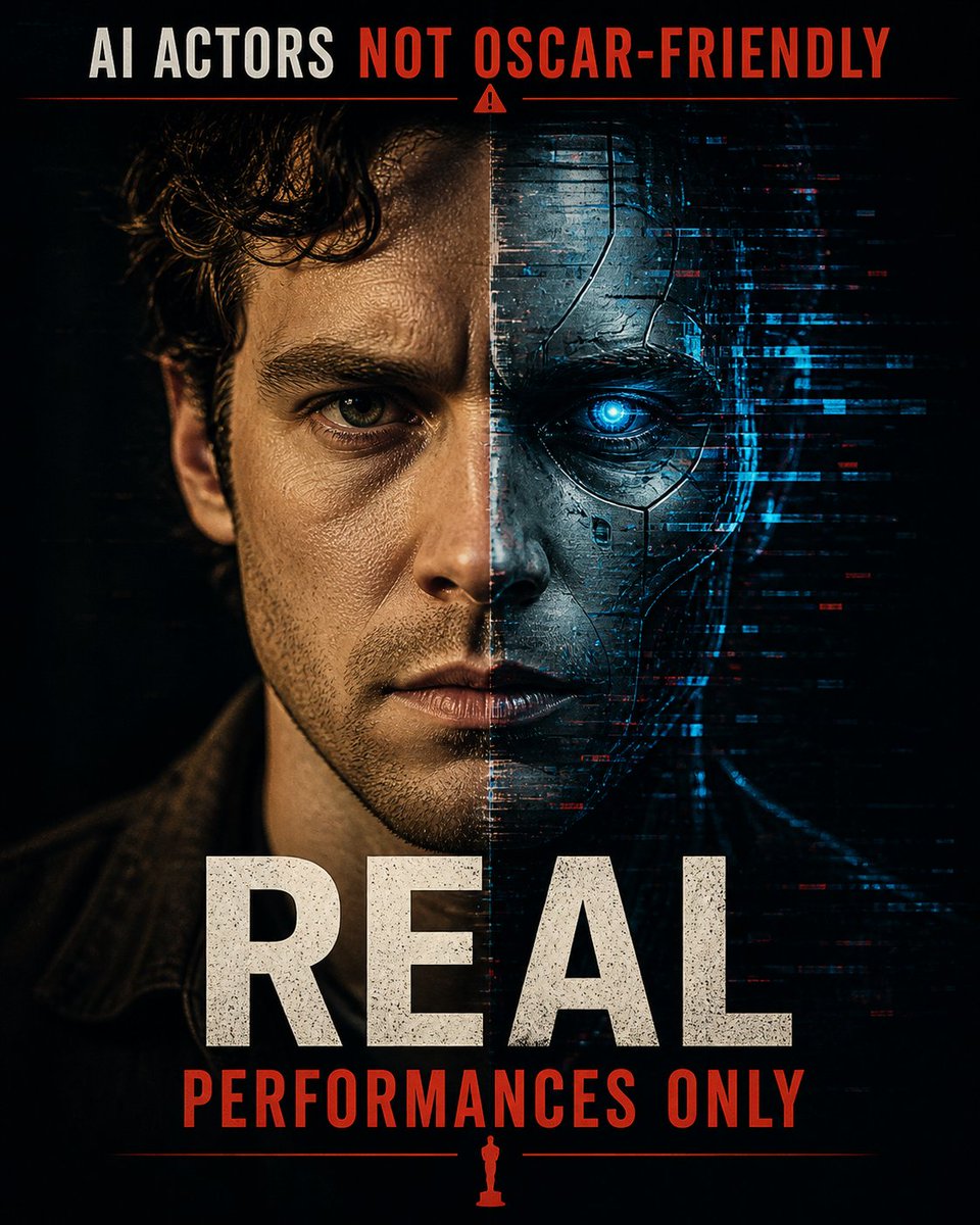 JkJerry's tweet photo. ⚠️ Important twist:

🎭 Performances must be:
👉 Done by real humans
👉 With their consent

So fully AI-generated actors is not Oscar-friendly (for now)

5/ https://t.co/LT45nI3uaM