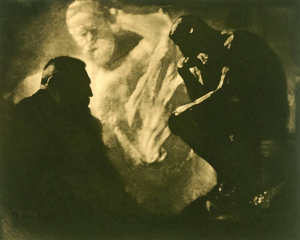 AureaVicenta's tweet image. Buenos días @radioclasica #MercedesMenchero 🌄 Gracias, una vez más, por descubrirme un fotógrafo de trabajos tan impresionantes, #EdwardSteichen 👏 La fotografía de #Rodin con dos de sus esculturas es asombrosa 💖 Buen fin de semana. 💐👋
