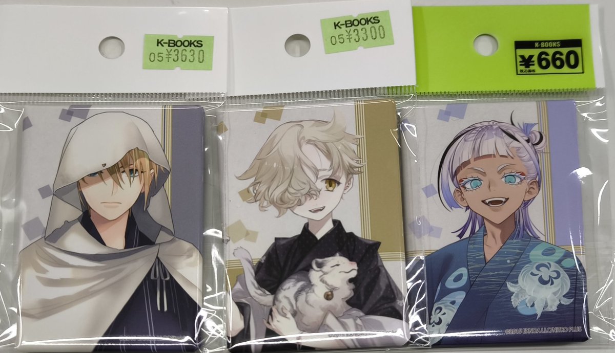 刀剣乱舞 スクエア缶バッジコレクション 軽装 髭切 10点セット 刀剣乱舞 髭切 スクエア缶バッジコレクション 跪坐 | K-BOOKS 池袋 2