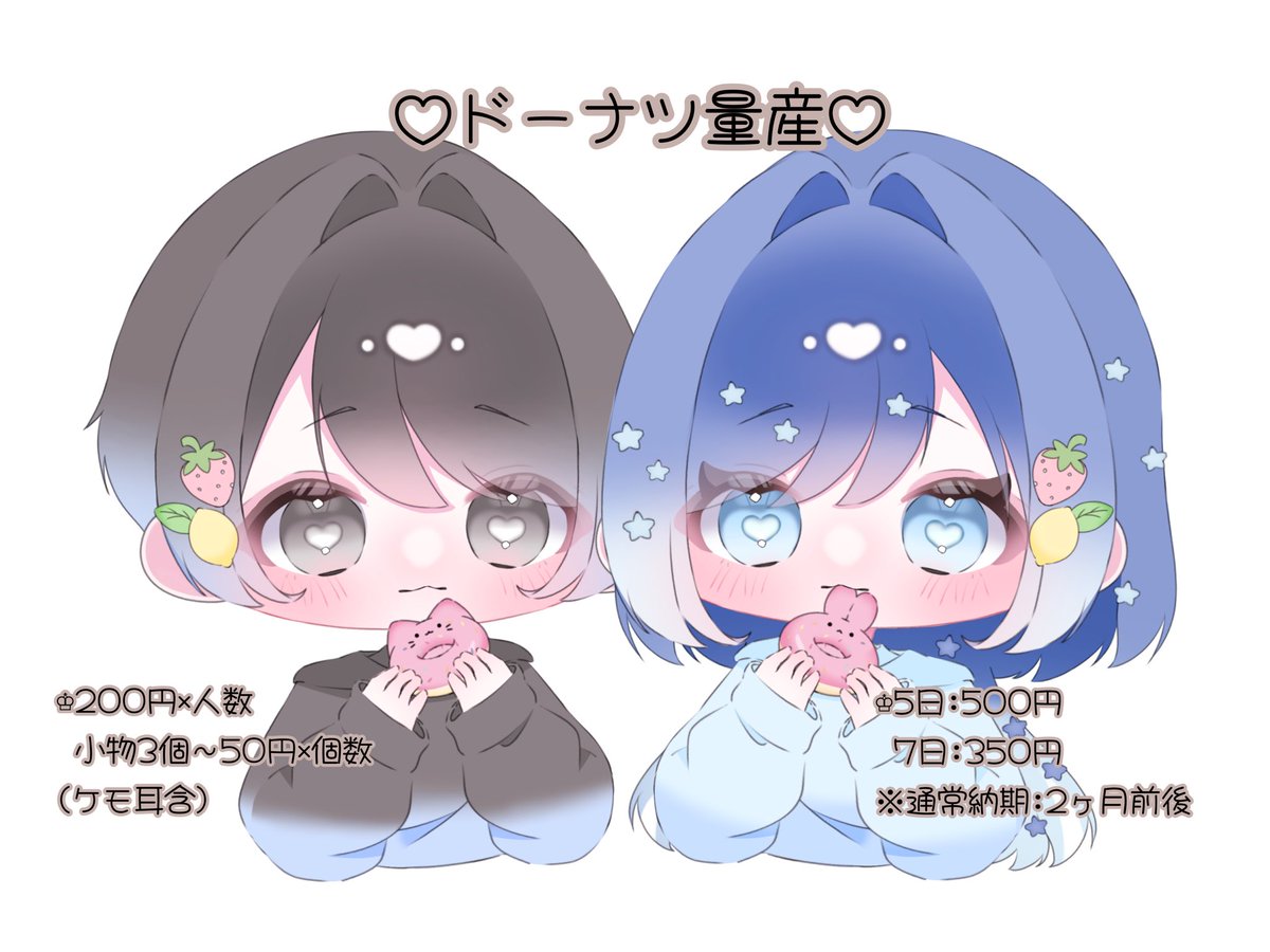𝚂 ドーナツ量産のみ〇 tweet media