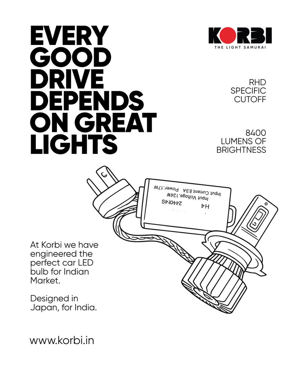 Korbi_headlight's tweet image. The best Car LED Lights have found their pitstop.
Order via the link in bio.

#korbiLedlights #automotive #carheadlights  #carleds