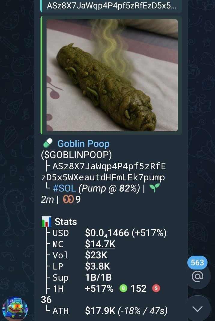 Echelon007's tweet photo. 4X up from my call on $GOBLINBOOB 🖨️
CA:
ASz8X7JaWqp4P4pf5zRfEzD5x5WXeautdHFmLEk7pump

#MEMECOIN #SOLANA #lamansiónvip #DíaDelTrabajo  #degen https://t.co/TDav3gXk24