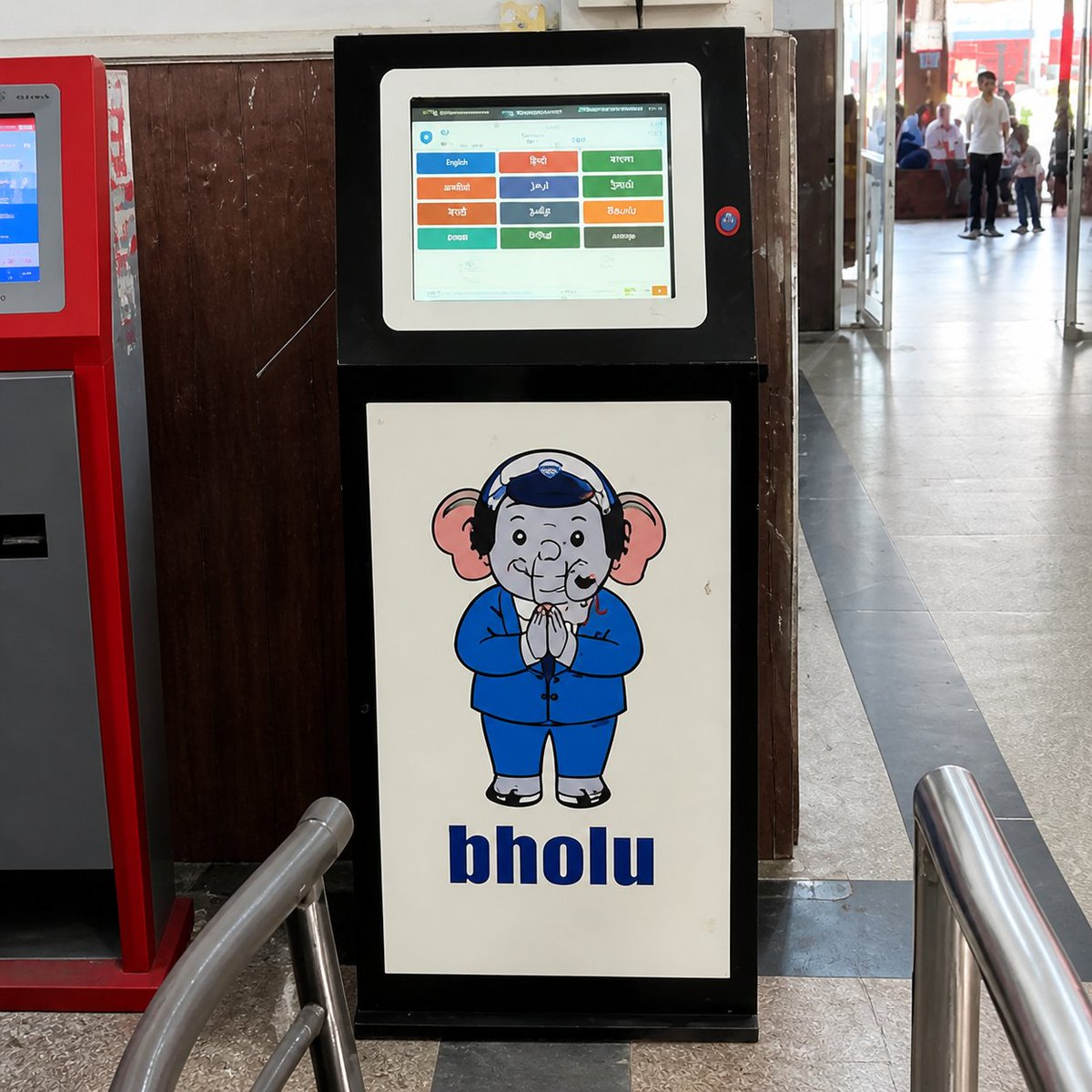airnewsalerts's tweet image. Indian Railways introduces AI-powered assistants ‘Bholu Mini’ (Telugu Voice Assistant deployed at Malkajgiri Station) and ‘Bholu Max’ (Multilingual Smart Kiosk installed at Kacheguda Station) in #Telangana, offering real-time, multilingual train and station information via voice