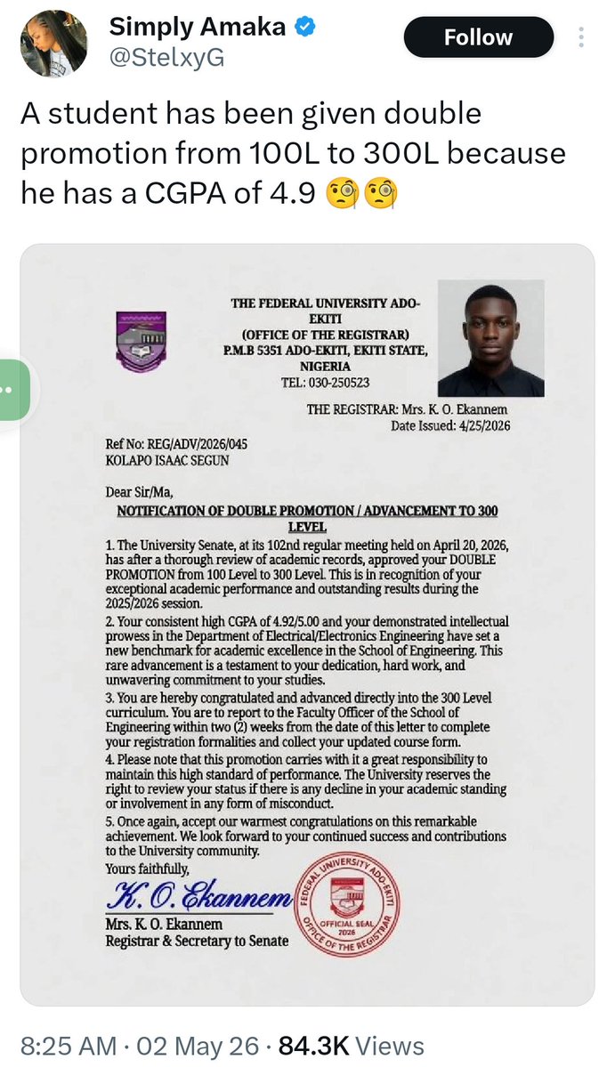 Ade'. Ademola tweet media