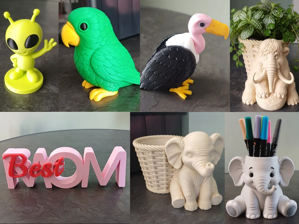 koffiekoek83's tweet photo. The prints of last week. 

https://t.co/1NDlAPEpwJ

#makerworld #stl #3mf #bambulab #snapmaker #3dprint #3dprinted #3dprinting #alien #parrot #vulture #mammoth #planter #elephant #mothersday #mom #penholder https://t.co/ofbawjDDzd