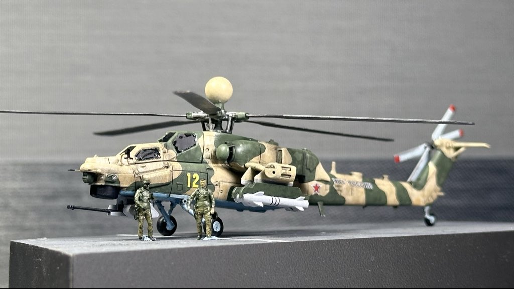 SYJ015's tweet photo. 1/144 Mi-28NM 夜間獵人

3D列印 套件來自 歸記模型 https://t.co/7TU2NKS7Ab