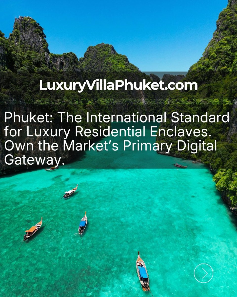 LuxeUrl's tweet photo. Foreign capital is flooding into Phuket.

You cannot capture that wealth if you do not own the definitive digital gateway.

https://t.co/Mn7xthVIu7

The exact-match monopoly for SE Asia's hottest market.

#PhuketRealEstate #PropTech #DigitalAssets #FamilyOffice https://t.co/DIZBrGMGai