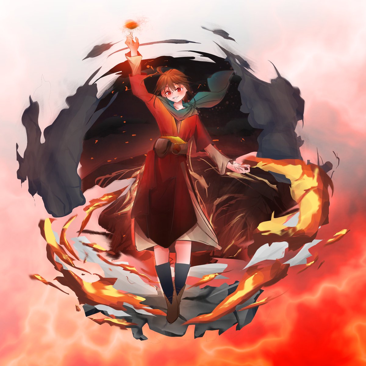 Ray101107's tweet photo. "This ambition will keep burning"

#ocart #originalcharacter #splashart #digitalart https://t.co/FBvPT18f8U