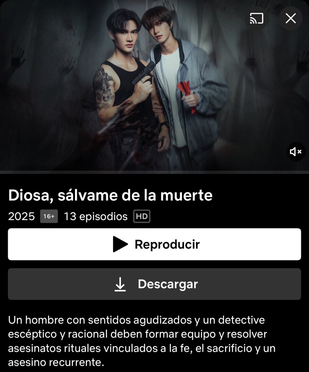 TAILANDIA 🇹🇭 | La series #GoddessBlessYouFromDeath protagonizada por #PoohPavel ya se encuentra disponible internacionalmente en Netflix ✨

🖇️ netflix.com/es/title/82761… 

Por ahora solo cuenta con subtítulos en inglés, pero próximamente se agregará el español. 

#blseries