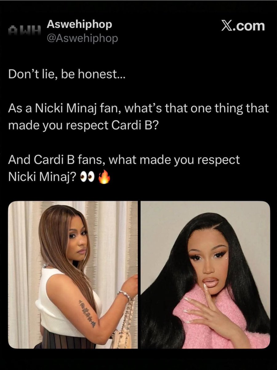 Female Hiphop stars tweet media