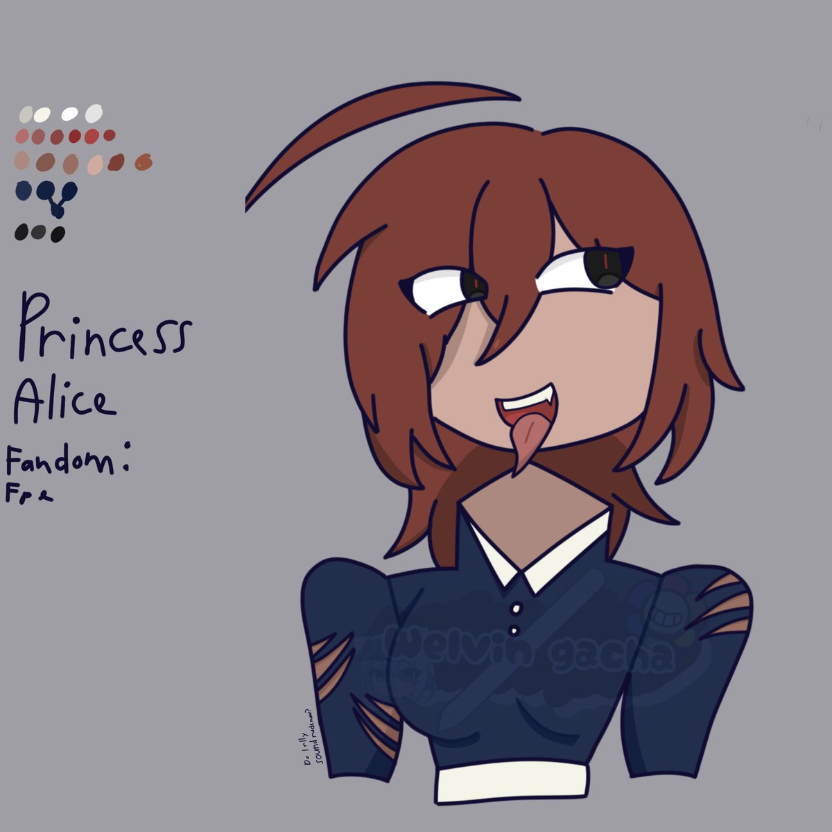 Welverskidw's tweet image. Alice from fpe (+ dw oc sybau meme(not mine) #fpe #alice #fundamentalpapereducation