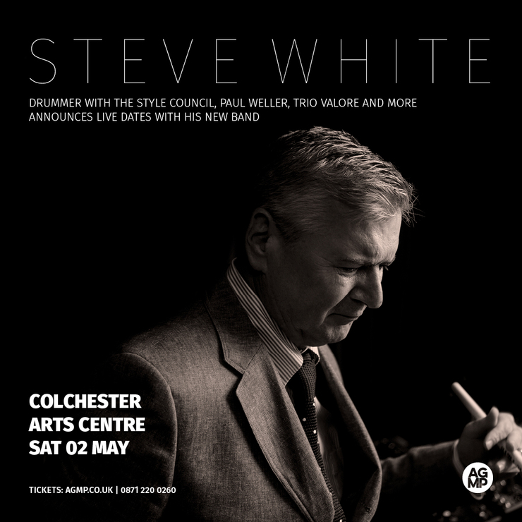 ColchesterArts's tweet image. TONIGHT!
Steve White Organ Trio 
2/5/26
Legendary drum master Steve White of The Style Council, Paul Weller, Trio Valore and more.
Doors 7pm
🎟 ow.ly/hIqY50YT7ZS.
#colchester #gigs