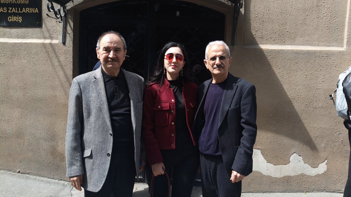freeahmadmammad's tweet photo. Dünən Əhməd Məmmədlinin Hüquqlarını Müdafiə Komitəsi olaraq Meydan TV işi üzrə növbəti məhkəmə iclasında iştirak etdik.

Siyasi məhbuslara azadlıq tələb edirik !

#meydantv https://t.co/Y0JiAdtGX2