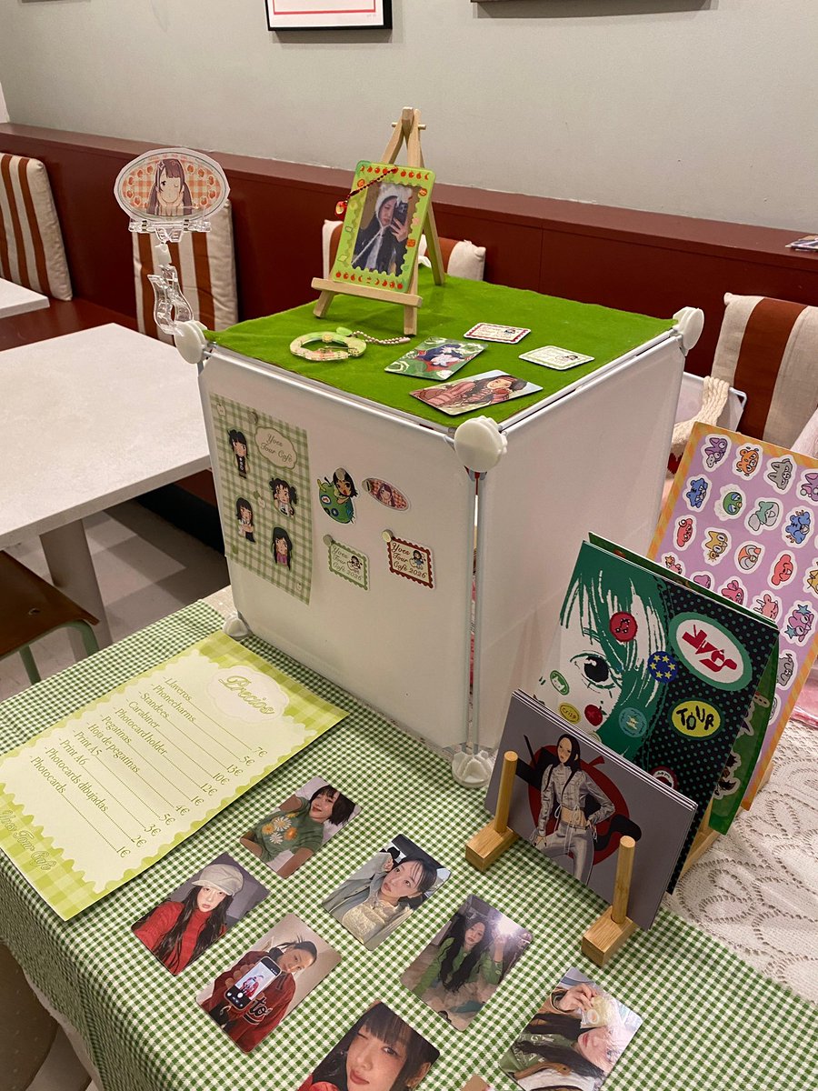 LoonaSpain's tweet photo. ¡Ya estamos en el Café Merienda! Os esperamos 🍏💚 https://t.co/SwM45rCCsY