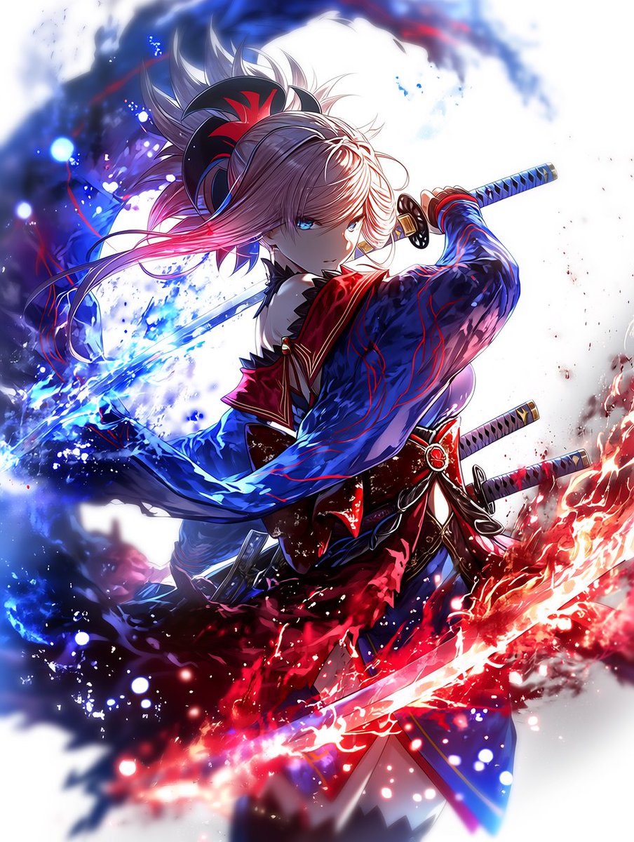 Fate/GrandOrder 宮本武蔵 青と紅の剣閃を舞わせる剣豪 Miyamoto
