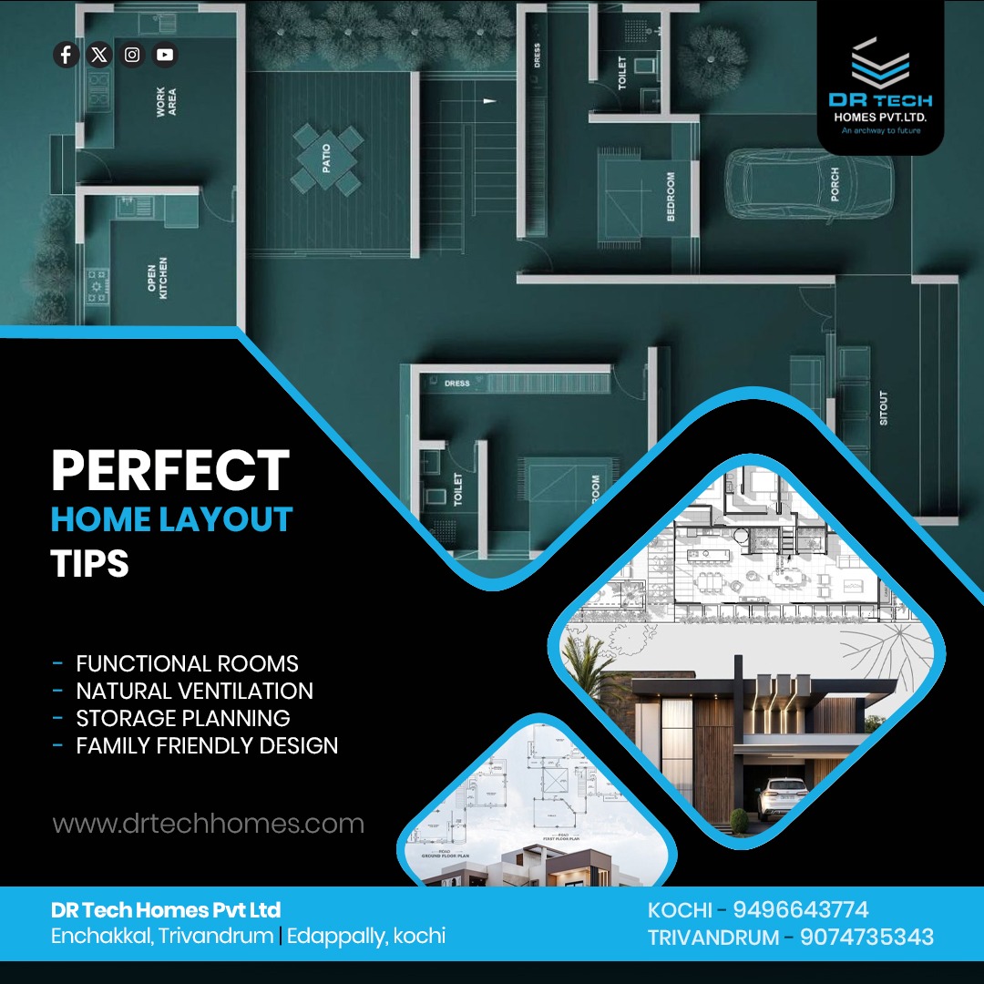 drtechhomes's tweet image. Smart Layout = Better Living.
Function, ventilation, storage &amp;amp; comfort—done right.

🌐 drtechhomes.com
 📍 Trivandrum | Kochi

#HomeLayout #SmartDesign #DreamHome #DRTechHomes #Trivandrum #Kochi
