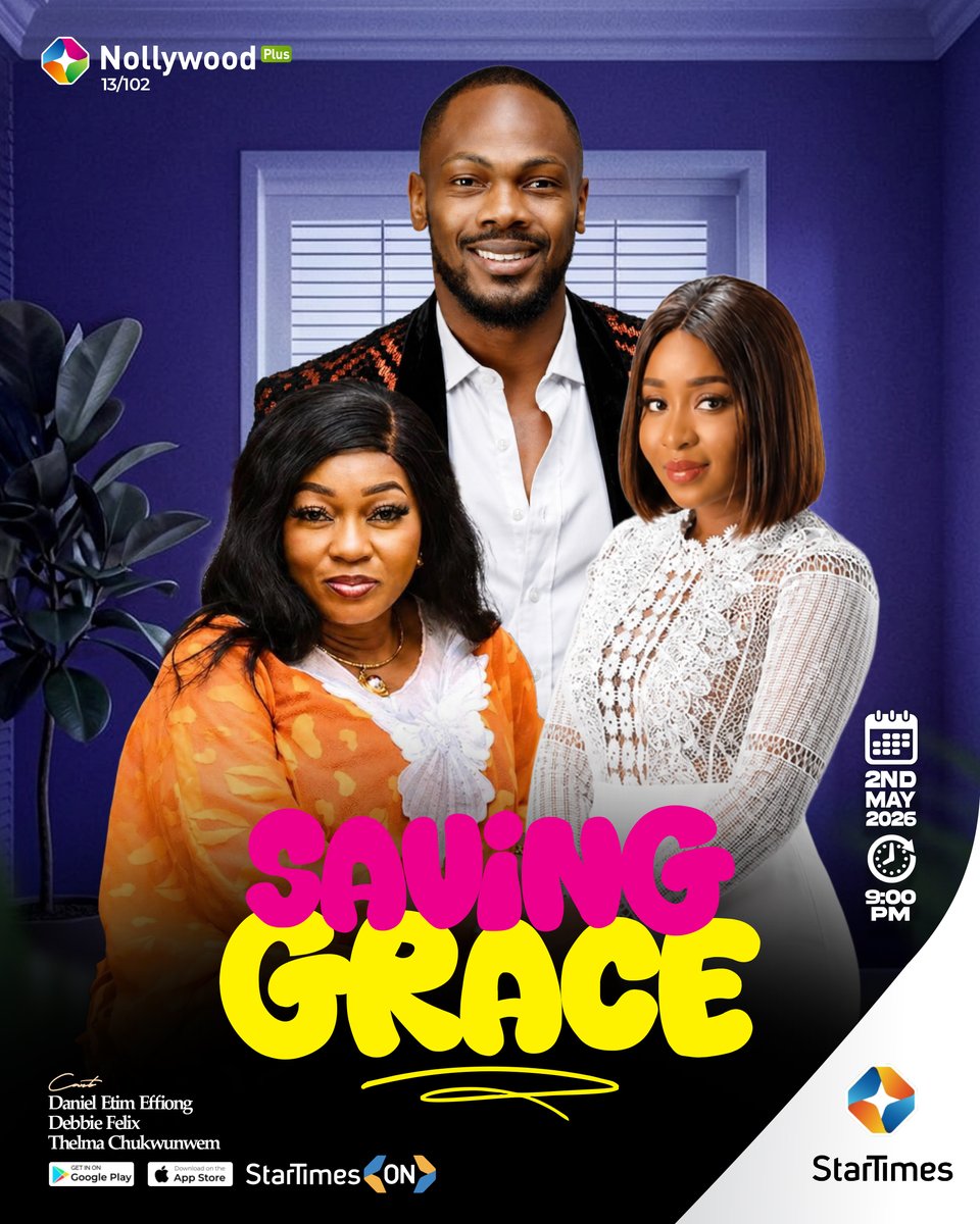 StarTimes_Ng's tweet image. More than intrigue and romance.... You don't want to miss "Saving Grace" later today at 9pm on ST Nollywood Plus.
#MovieNight #STNollywoodPlusp