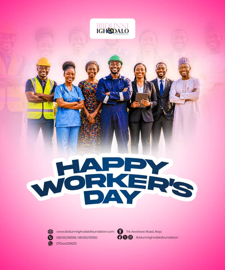 ibidunnifdation's tweet image. We're wishing every worker a HAPPY WORKER'S DAY!

May all your efforts bring bountiful results.🙏🙏

#IbidunniIghodaloFoundation #happyworkersday #IIF@10 #Roadto10 #workersday #trending