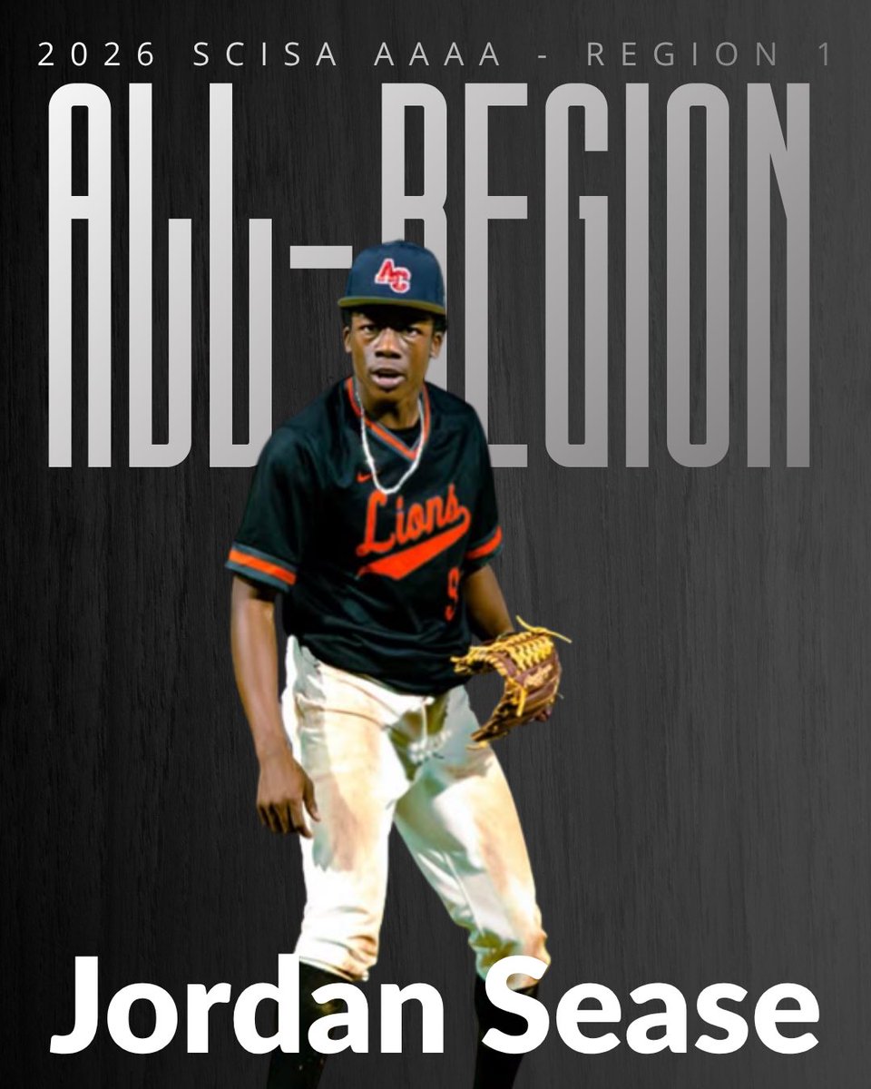 ACSLionBaseball's tweet photo. Congrats to our guys on their 1st Team All-Region selections 💪🏼🦁💪🏼
@CharlieDav3811 
@eliduckworth_08 
Jordan Sease
Mason Fernandes https://t.co/nX8ol6e9Xi